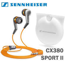 100% Original Sennheiser CX380 SPORT II - Noise Isolating Ear-Canal Sport Headphones