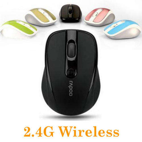 Rapoo 3100 2.4G Wireless Blue Light Engine Optical Mouse 500/1000DPI Adjustable For Laptop/PC/Destop