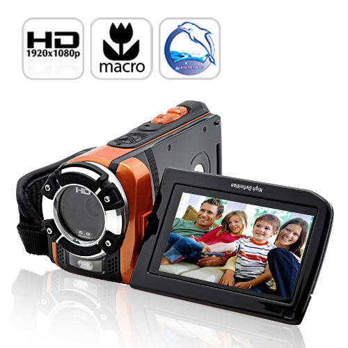 C-Shock Ultra Rugged HD Waterproof Sport DV 1080P Digital Camcorder Macro Function 1920 x 1080 F01