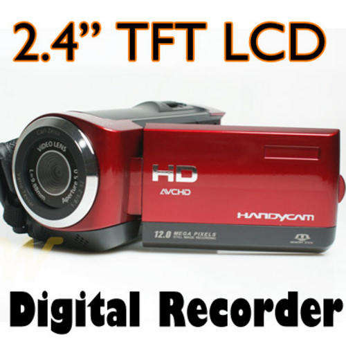 5.0MP 2.4" TFT LCD Digital Video Recorder 4x Digital Zoom DV Handy Camcorder DVR