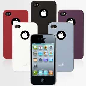 Moshi iGlaze 4 Hard Shell Case for iPhone 4 4s + Free Screen Protective Film