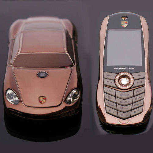 NEW! Cool Metal Body PORSCHE Dual SIM Dual Standby Cellphone Bluetooth, Mp3, Mp4 Model Car Phone