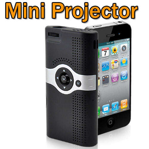 Mini Portable 54" Projector, Media Player - Can Works for Apple iPhone 4 and 3GS, iPod Nano IV