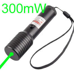 Powerful 300mW 532nm Green Beam Laser Pointer + Li Battery + Charger Brandnew in Gift Box