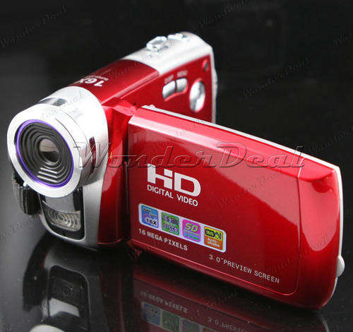 3 inch TFT 16.0 MP HD DV 16X Digital Zoom Video Recorder, Dual Battery Camcorder Camera