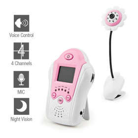 2.4G Wireless Baby Monitor Video & Audio with Night Vision and AV OUT
