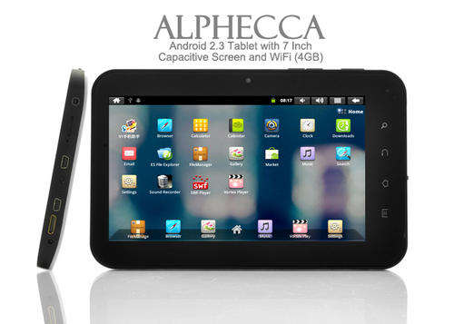 Newest 7" Capacitive Screen ARM Cortex A8 1Ghz Google Android 2.3 Tablet Wifi Laptop MID 4GB