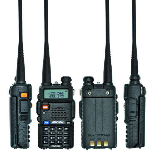2x Baofeng UV-5R Handheld FM Dual Band VHF UHF 2 Two way Walkie Talkie Radio