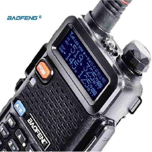 2x Baofeng UV-5R Handheld FM Dual Band VHF UHF 2 Two way Walkie Talkie Radio
