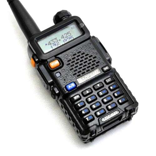 2x Baofeng UV-5R Handheld FM Dual Band VHF UHF 2 Two way Walkie Talkie Radio