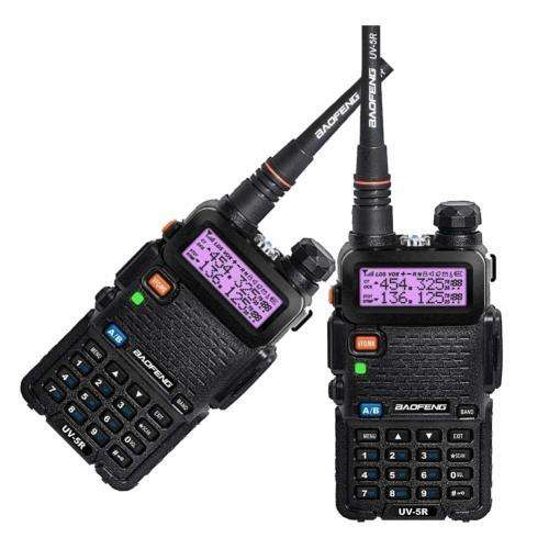 2x Baofeng UV-5R Handheld FM Dual Band VHF UHF 2 Two way Walkie Talkie Radio