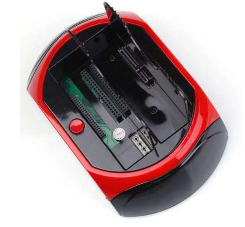 All-in-1 Dual Hard Drive HDD Docking Station with One Touch Backup for 2.5"/3.5" SATA IDE