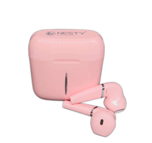 NESTY MH-100TWS True Wireless Bluetooth Earphones - Pink