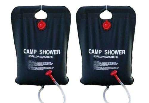 CampGear - Solar Shower Camp - 20 Litre - 2 Pack Bundle