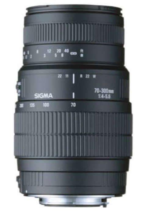Sigma 70-300mm f/4-5.6 DG Macro Telephoto Zoom Lens for Canon SLR Cameras