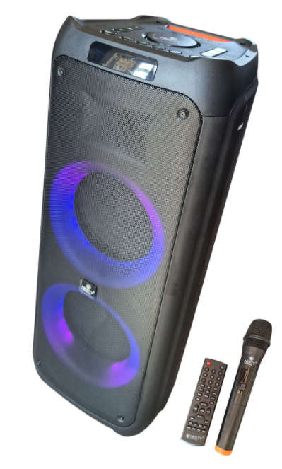 Nesty TWS RX28 100W light up Trolley Speaker with battery & Bluetooth
