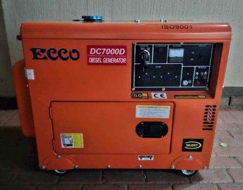 Ecco Dc7000D 6.9Kva Silent Generator(Sample Units)