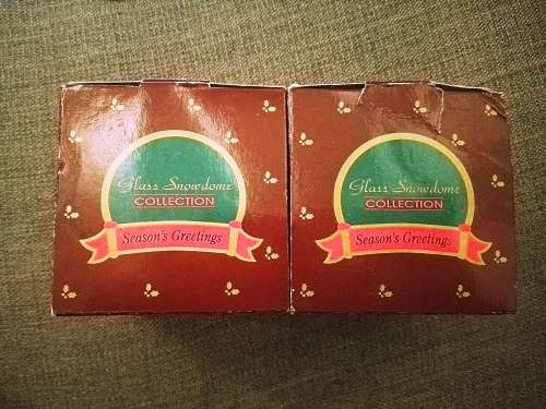 Christmas Snowdome x 2