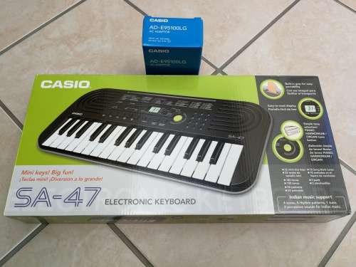 Casio SA-47 + Free Adapter (Demo unit)