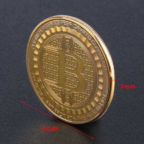 Bitcoin Collectible Coin in protective casing