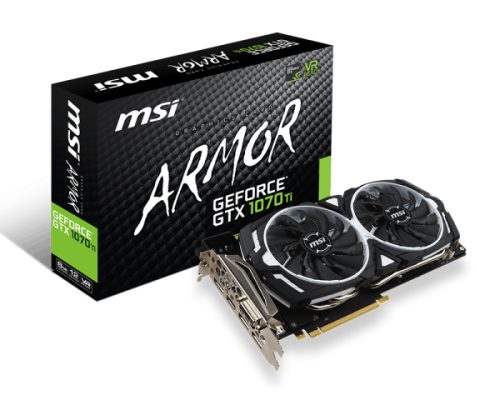 MSi Armor GTX 1070ti 8gb gddr5 mining beast