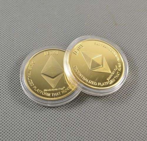 Ethereum Collectible Coin in protective casing