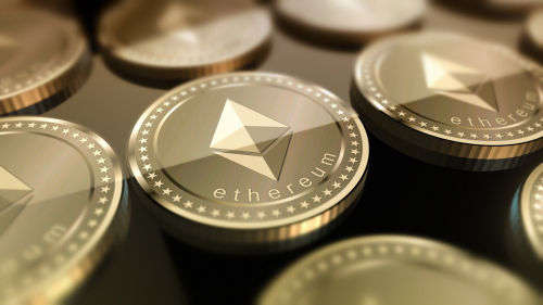 Ethereum Collectible Coin in protective casing
