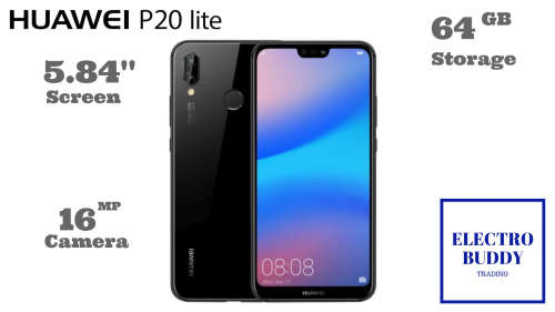 Huawei P20 Lite 64gb Dual Camera Black Available