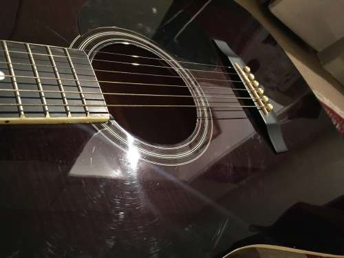 Montana Black Acoustic Guitar - REDUCED