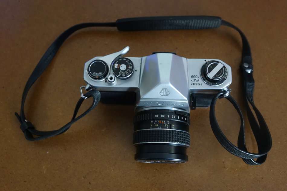Asahi Pentax SP1000 with SMC Takumar 55mm f/1.8 lens