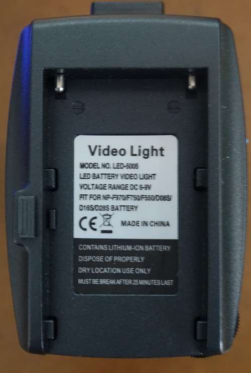LED Video Light LED-5005 USED