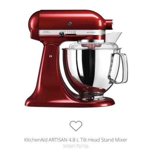 Kitchen Aid Artisan-4.8L Tilt-Head Stand Mixer