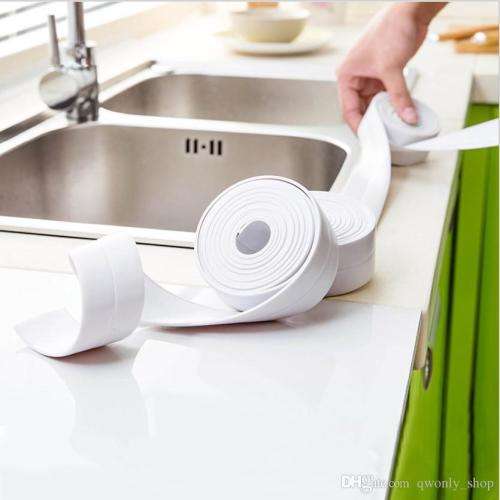 White PVC Self adhesive Waterproof Wall sticker for Bathroom Kitchen