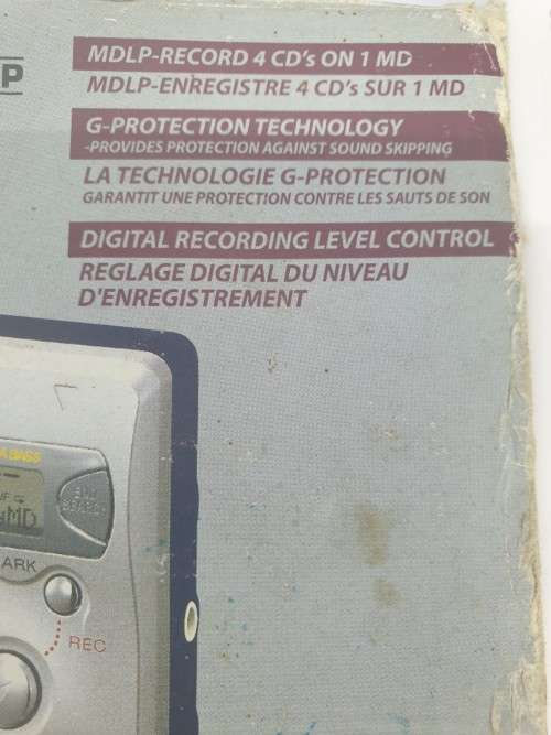 Sony MZ-R501 Silver Recordable MiniDisc Walkman****VERY RARE ***