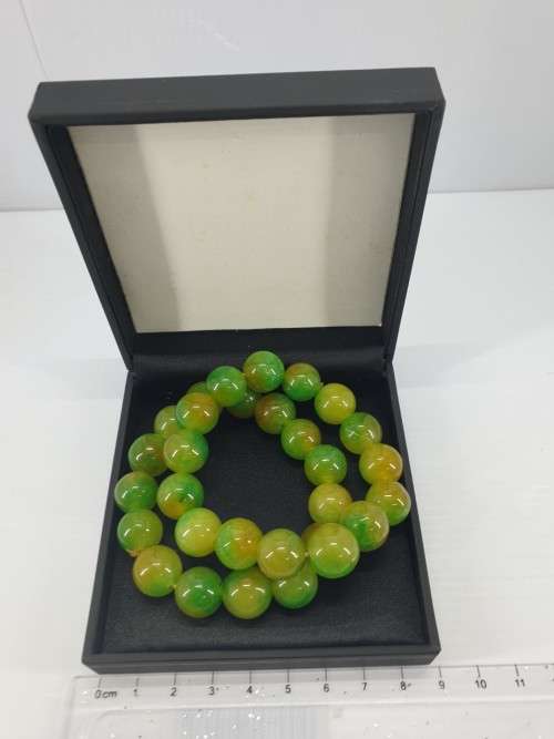 Set of two JADE arm braceletts