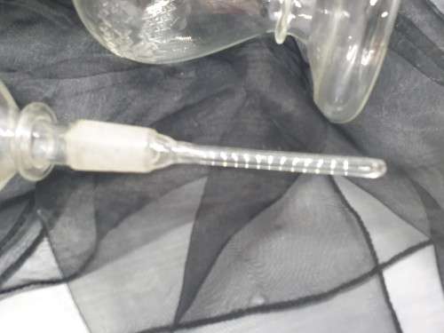 Vintage Extremely dainty Tall lamp perfume decanter...STUNNING !!!