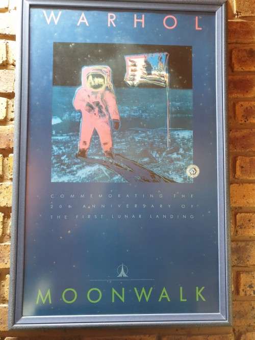 ONLY ONE IN South Africa for sale that I could find...ANDY WARHOL  MOONWALK POSTER 20TH ANNIVER