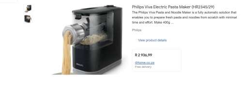 PHILLIPS PASTA MAKER .... AS NEW CONDITION.