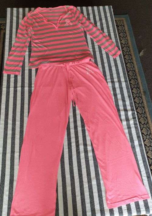 Ladies Pink Pajama set Size M