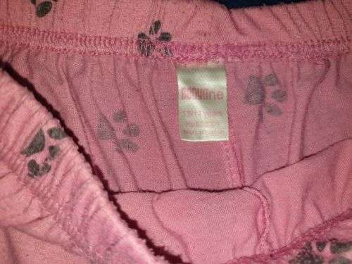 Girls Pink Pajama Pants Age 13-14