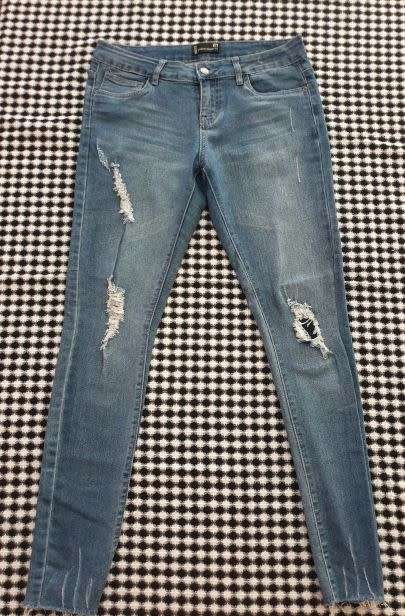 AS NEW!! Ladies `RT` Stretch Skinny Fit Jeans Size 12 / 36