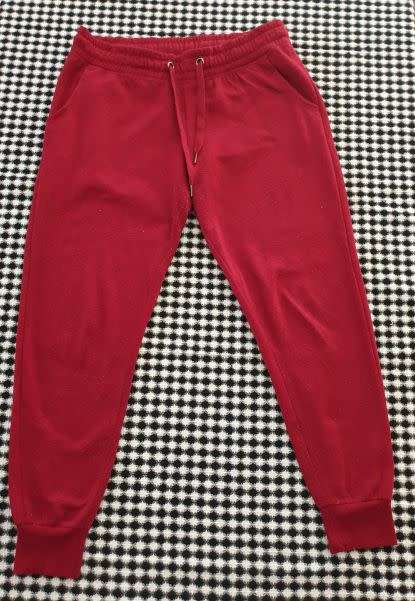Ladies Maroon `RT` Tracksuit Pants Size 14 / 38