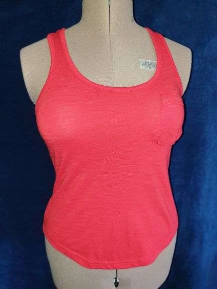 AS NEW!! Girls Red "Pink Angel" Vest Age 12-13 years