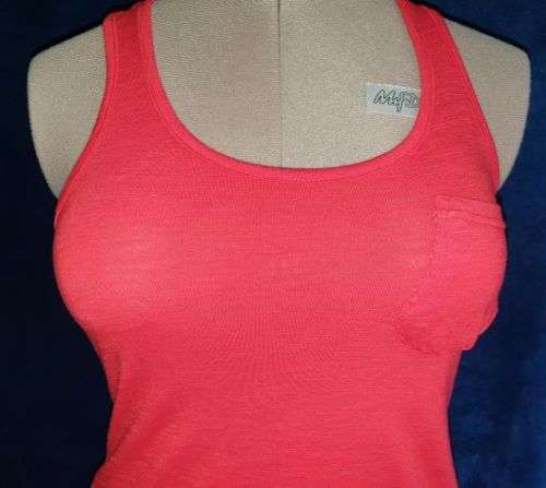 AS NEW!! Girls Red "Pink Angel" Vest Age 12-13 years