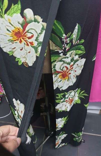 BRAND NEW!! Beautiful Ladies Black printed Summer dress with open back Size Large