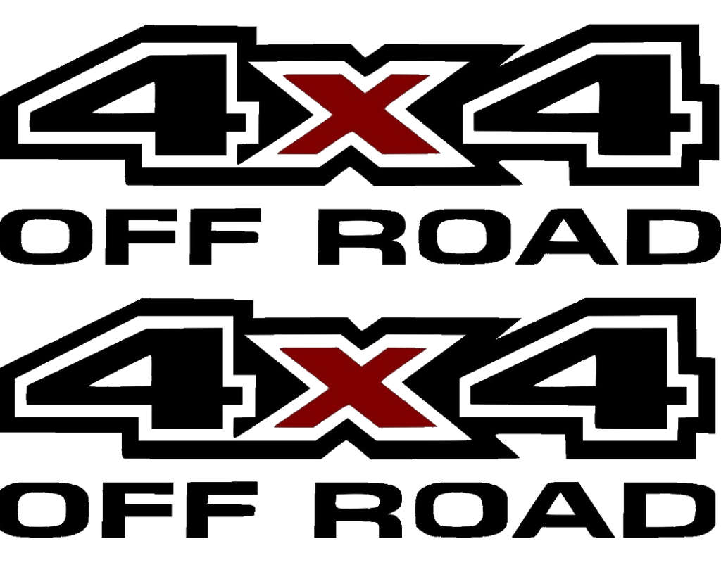 4x4 Bakkie stickers set