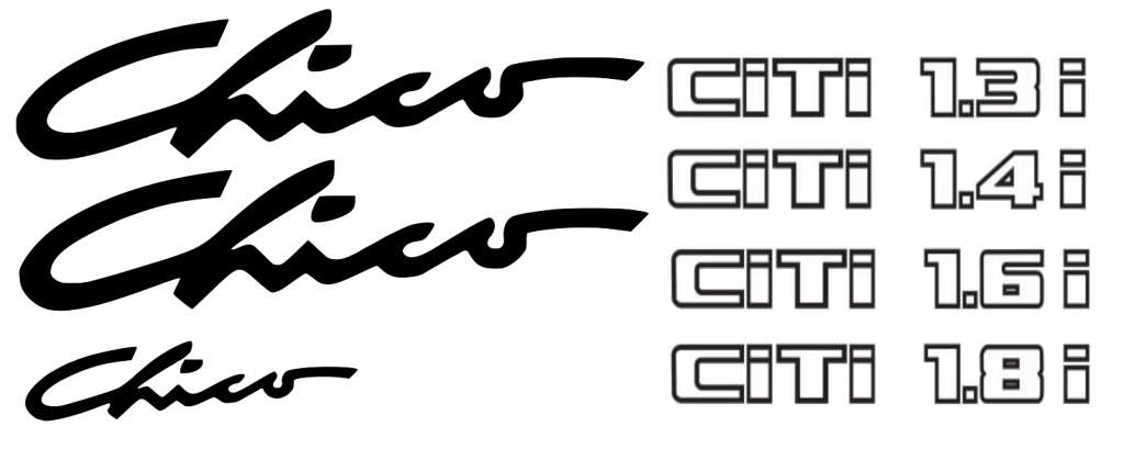 Model sticker set compatible with Chico Golf