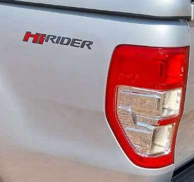 Hi-rider sticker set - silver