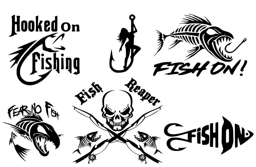 Decorative Sticker mix set - Fishing 2