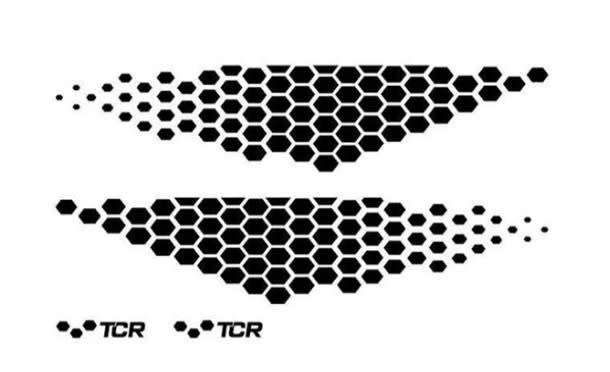 Tcr Car Sticker Body Door Side Skirt Vinyl Decal For Golf